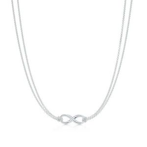 Sterling silver infinity Tiffany necklace